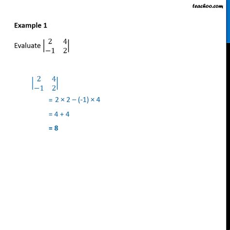 Determinant Of 2X2 Matrix : Determinant of 3x3 matrix - YouTube - The ...