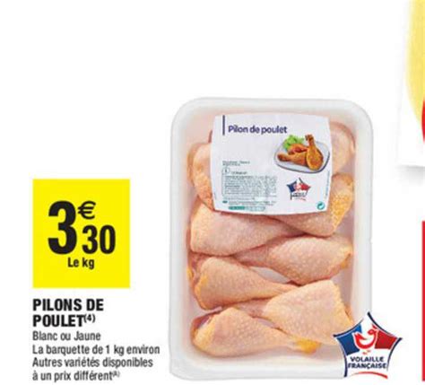 Offre Pilons De Poulet Chez Carrefour Market