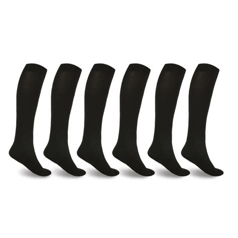 Compression Socks for Diabetics (6 Pack) Running, Hiking, & Flight ...