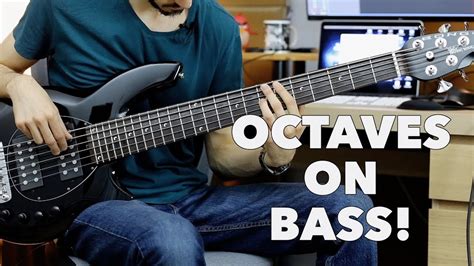 Playing Octaves On Bass Lesson With Exercises And Licks Youtube