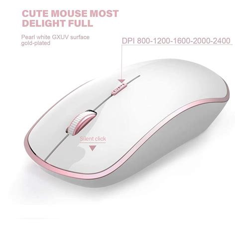 Wireless Keyboard Mouse Combo, 2.4G Usb Compact And Slim Wireless ...