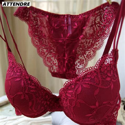 Buy Attendre Sexy Lingeriebra Brief Sets Two Row