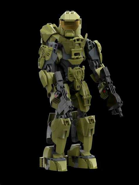 Lego Master Chief turntable : r/halo