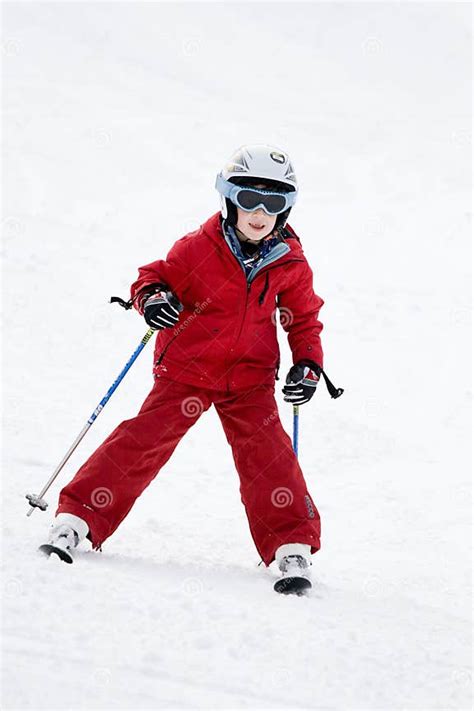 Boy Skiing Stock Photo Image Of Person Active Fitness 4819706