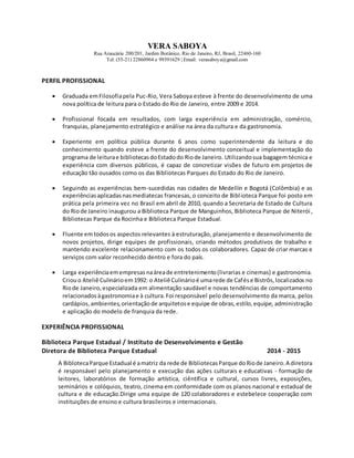 Cv Vera Saboya Pdf