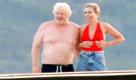 Boris And Carrie Greece Holiday Pictures Pm And Wife Soak Up Sun On