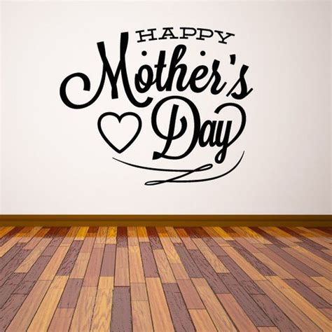 Happy Mothers Day Mothers Day Wall Decal Vinyl Decal Car Decal