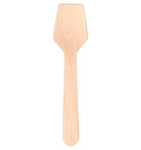 Petite Cuillère en Bois pour Glace 7cm 3 000 Utés