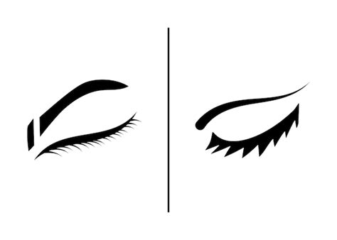 Premium Vector Eyelash Logo Icon Design Template Illustration