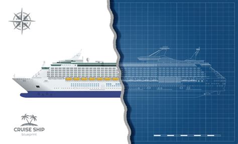 Cruise Ship Top View Vector Images Over 440