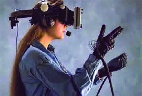 Immersive Virtual Reality Head Mounted Displays Hmd And Data Gloves