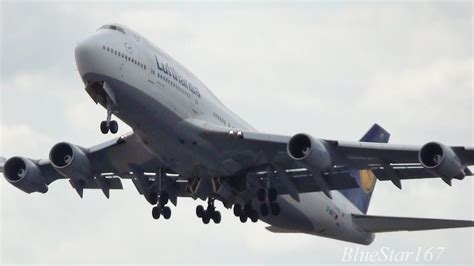 Lufthansa Boeing 747 400 D Abvt Takeoff From Kixrjbb Osaka Kansai