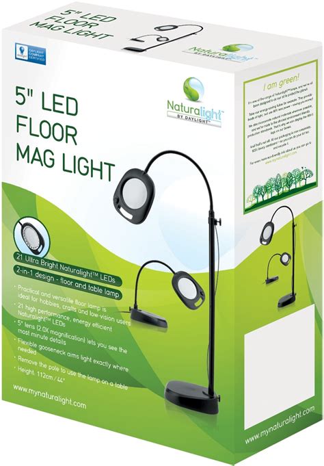 Daylight Naturalight Led Floor Magnifying Light Black Michaels