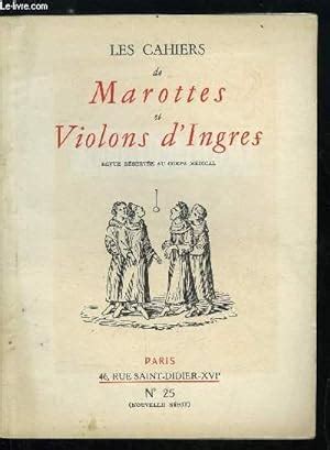 Les cahiers de Marottes et Violons d Ingres nouvelle série n 25