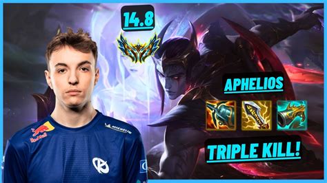 KCB CALISTE APHELIOS VS DRAVEN ADC TRIPLE KILL LÉGENDAIRE EUW