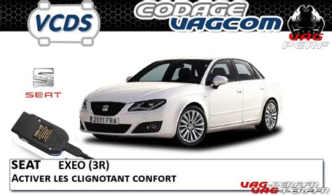 Codages VAGCOM et Options Cachées sur SEAT EXEO 3R Vag Perf