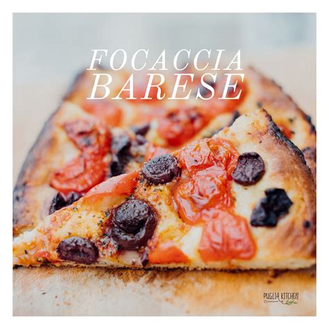 Our Focaccia Barese Typical Apulian Style Focaccia Is Made From Scratch With Olives And