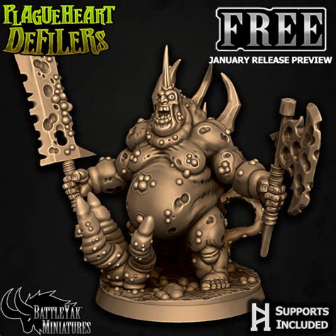 D Printable Plagueheart Defiler Free Files January Release Preview