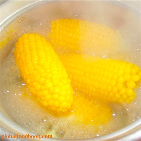 Boiled Sweet Corn On The Cob Recipe