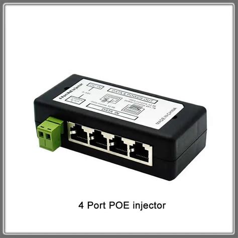 POE S1 S2 4Ports 8 Ports POE Injector POE Splitter For CCTV Network POE