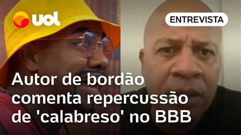 Calabreso No Bbb Toninho Tornado Reage Briga De Davi E Lucas E