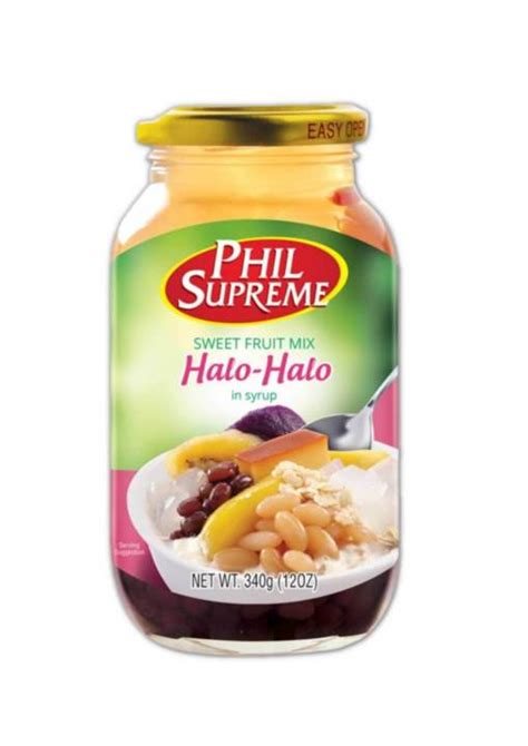 Phil Supreme Sweet Fruit Mix Halo Halo In Extra Heavy Syrup I Purple