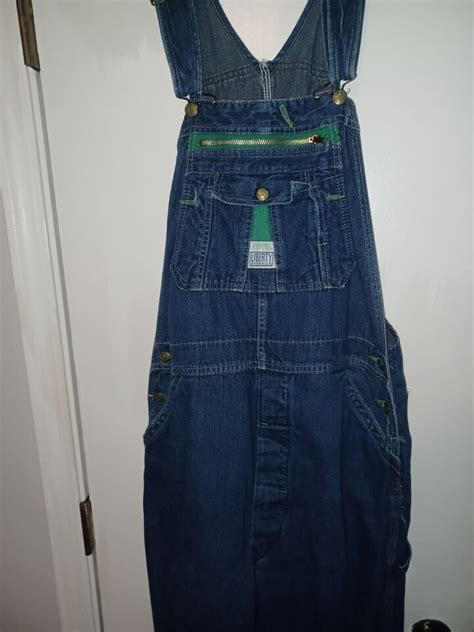 Liberty Overalls 36 X 30 Blue Mens Denim Jeans Bibs 1pc Carpenter