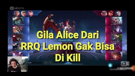 Rrq Lemon Pake Alice Youtube