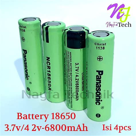 Jual Batterai Charger Li Ion V V Mah Warna Hijau Plus