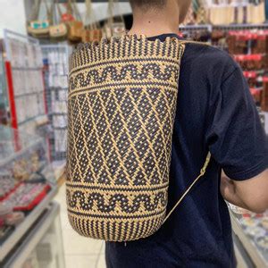 Jual Tas Anjat Besar Ransel Khas Etnik Suku Dayak Kalimantan Premium