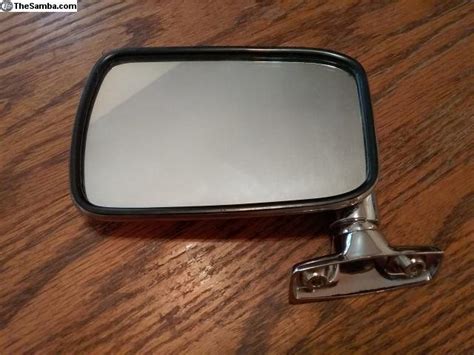 Thesamba Vw Classifieds Nos Factory Vw Left Chrome Sideview Mirror