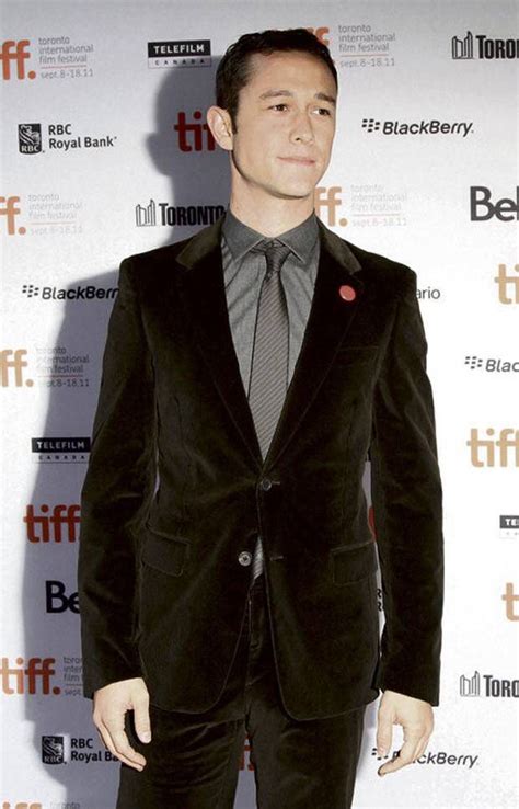 Joseph Gordon Levitt Chocolate Velvet Suit X Grey Shirt Groomsmen Blazers For Men Velvet