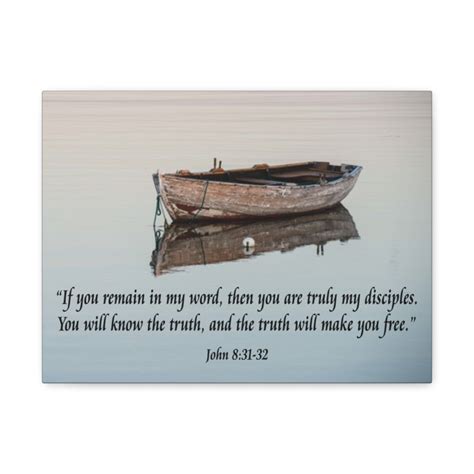 Scripture Walls Truth Will Make You Free John 8 31 32 Christian Home D├⌐cor Wall Art Scripture