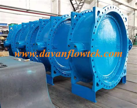 Double Flange Ductile Iron Ggg50 Flanged Gear Operation Dn500 En593 14