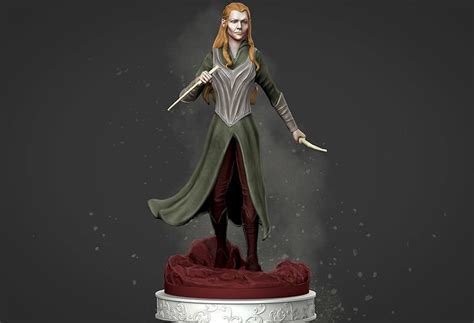 Tauriel Fan Art 3D model 3D printable | CGTrader