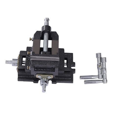 Cross Slide Vise Drill Press Heavy Duty Metal Milling Way Xy Clamp