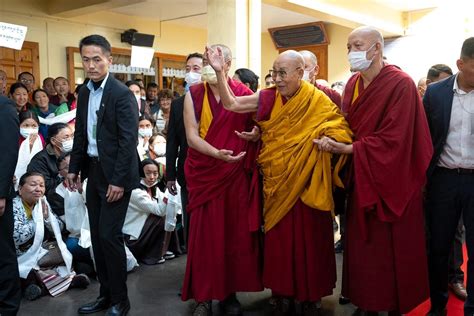 His Holiness The Dalai Lama Attends Long Life Offering Ceremony In