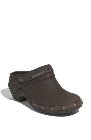 Merrell Luxe Wrap Nubuck Leather Clog Nordstrom Nubuck Leather Leather Clogs Merrell Shoes