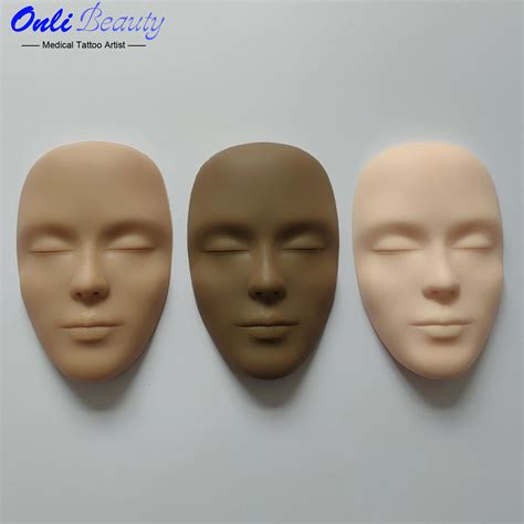 3d Realistic Full Face Best Practice Silicone Skin For Permanent Makeup