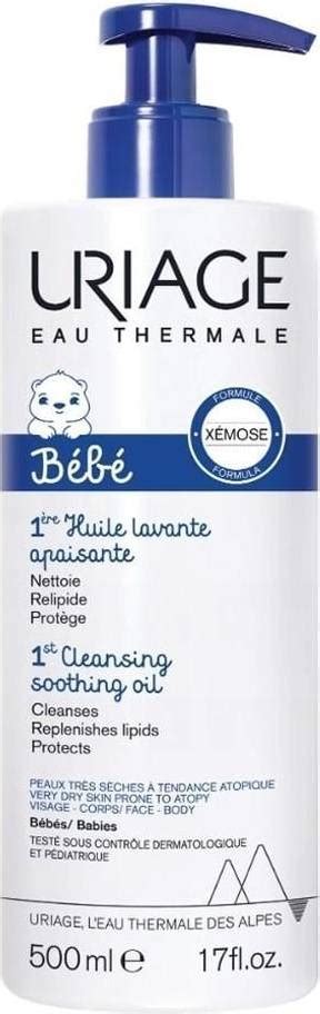 Uriage Bebe Soothing Cleansing Oil 500ml Priser