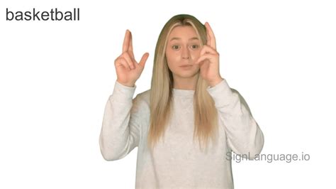 Basketball In Asl Example 1 American Sign Language