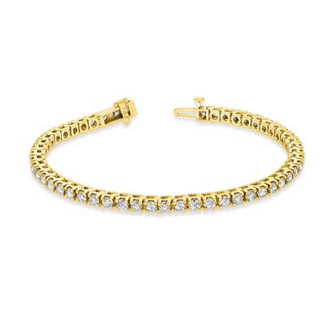 4 CT T W Diamond Tennis Bracelet In 14K Gold I I1 Zales