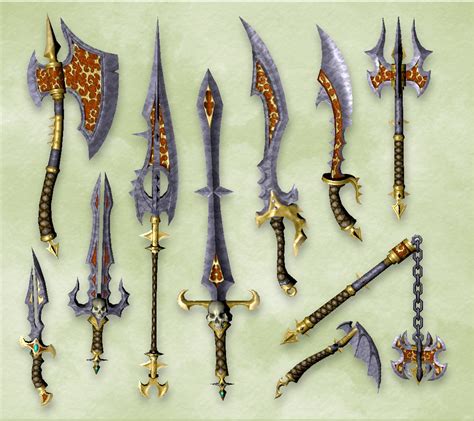 Artstation Everquest2 Weapons