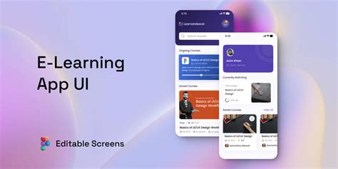 E Learning Online Course App Ui Figma