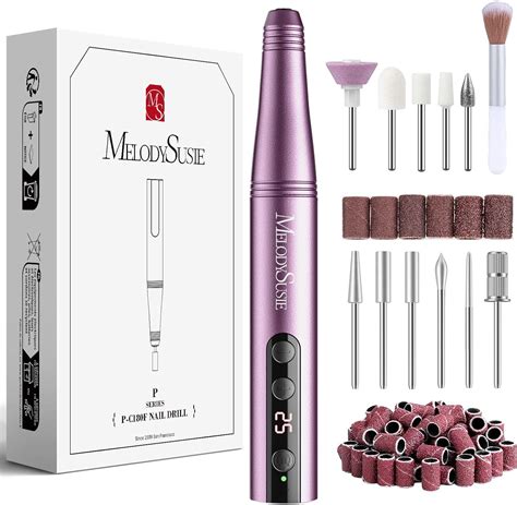 Melodysusie Electric Nail Files In Kit Pc F Cordless Nail Drill