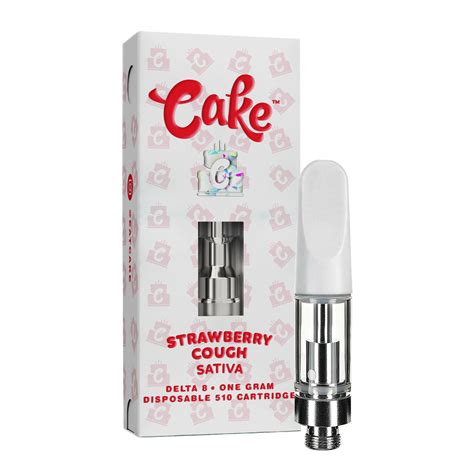 Cake Delta 8 Cartridge Strawberry Cough Havana Smoke Shop