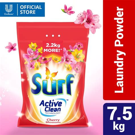 Surf Powder Detergent Cherry Blossom 7 5kg Pouch Lazada PH