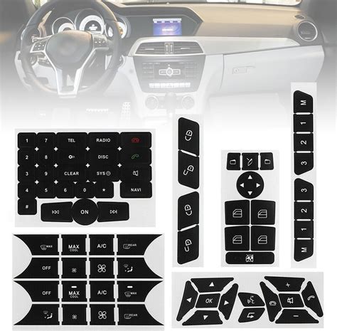 Amazon Gaofeiltf Car Interior Stickers Button Decals Compatible