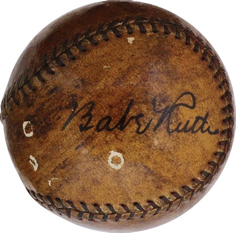 Babe Ruth Signed Baseball