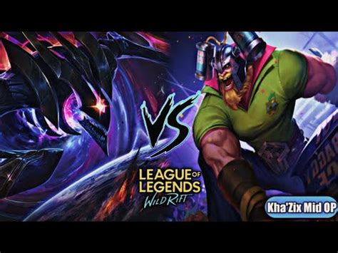 Wild Rift Kha Zix Kha Zix Jungle Vs Olaf Jungle Gameplay Rank Season